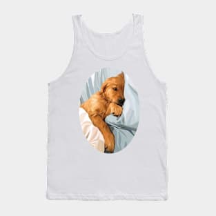 Golden Retriever puppy Tank Top